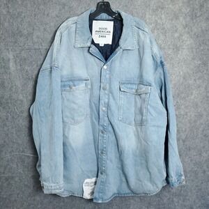 Zara Light Blue Jean Jacket